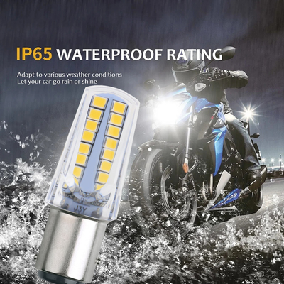 1157 32SMD แอมเบอร์ LED เบรกเปลี่ยนสัญญาณ ไฟ LED หลอดรถยนต์ Tail Stop Turn สัญญาณกลับสําหรับจักรยานยนต์
