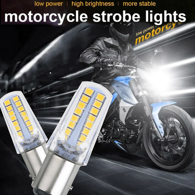 1157 32SMD แอมเบอร์ LED เบรกเปลี่ยนสัญญาณ ไฟ LED หลอดรถยนต์ Tail Stop Turn สัญญาณกลับสําหรับจักรยานยนต์