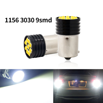 1157 BAY15D LED P21/5W 1156 BA15S P21W หลอด LED 9 SMD 3030 R5W R10W รถยนต์กลับแสงไฟเบรคเท้า
