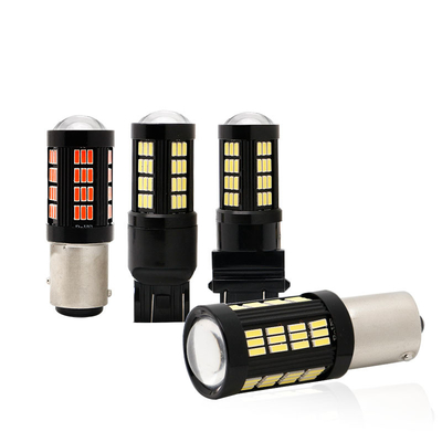 1157 1156 4014 66 SMD LED เบรกไฟ รถยนต์ย้อนหลัง ด้านในหลอดไฟ LED รถยนต์ Canbus