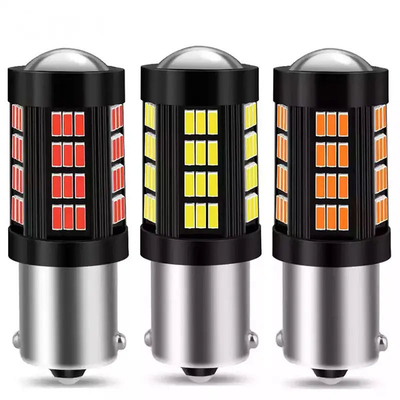 1157 1156 4014 66 SMD LED เบรกไฟ รถยนต์ย้อนหลัง ด้านในหลอดไฟ LED รถยนต์ Canbus