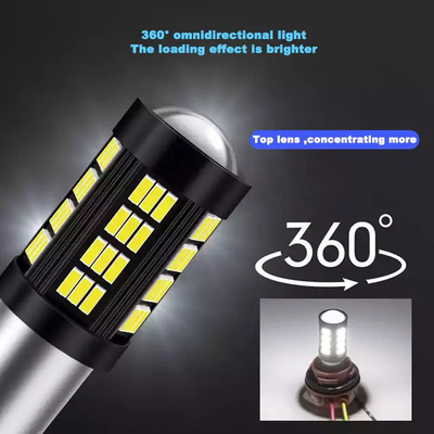 1157 1156 4014 66 SMD LED เบรกไฟ รถยนต์ย้อนหลัง ด้านในหลอดไฟ LED รถยนต์ Canbus