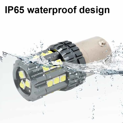 สีขาว LED ไฟสัญลักษณ์การหันรถ อัตโนมัติ 12V 24V 2835 45SMD 1156 1157 T25 3156 3157 T20 7440 7443 Canbus หลอดรถ LED