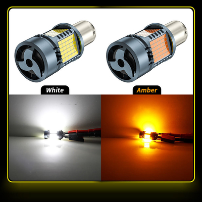 หลอดไฟ LED พร้อม Canbus 2016 120SMD T20 1156 1157 3156 3157 หลอดไฟเบรคสัญญาณหัน LED พร้อมหลอดไฟแฟนอัตโนมัติ