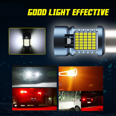หลอดไฟ LED พร้อม Canbus 2016 120SMD T20 1156 1157 3156 3157 หลอดไฟเบรคสัญญาณหัน LED พร้อมหลอดไฟแฟนอัตโนมัติ