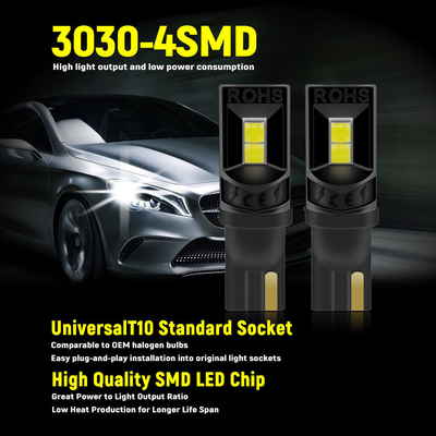โคมไฟ LED 360 องศา T10 194 168 147 W5W 3030 โคมไฟ LED ภายในรถยนต์