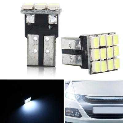 พลังงาน 9W หลอดไฟ LED กันน้ํา IP67 360 องศา ไฟรถยนต์ 12v T10 12SMD 1206 3020 ไฟอ่าน ป้ายทะเบียน
