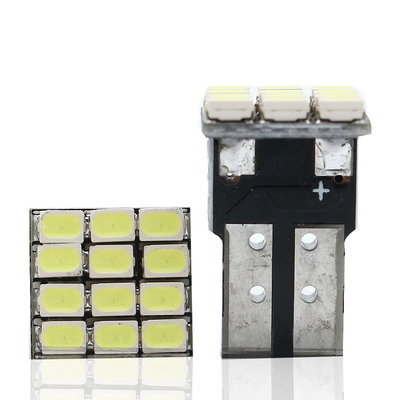 พลังงาน 9W หลอดไฟ LED กันน้ํา IP67 360 องศา ไฟรถยนต์ 12v T10 12SMD 1206 3020 ไฟอ่าน ป้ายทะเบียน