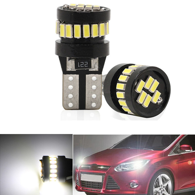3014 ชิป LED โคมไฟรถยนต์ ไฟขาว มุมขั้ว 360 องศา T10 3014 24smd คอนสแตนท์ คอร์เรนท์ ไฮท์ LED Bulb