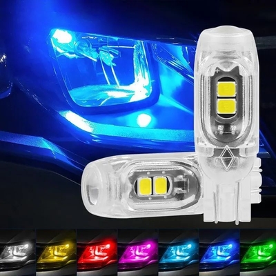 ไฟ LED 360 องศา หลอดไฟ ไฟใบทะเบียนรถยนต์ ไฟ T10 2835 3030 5smd ไฮไลท์ LED 5W5 หลอดขนาดเล็กที่ไม่ขั้ว