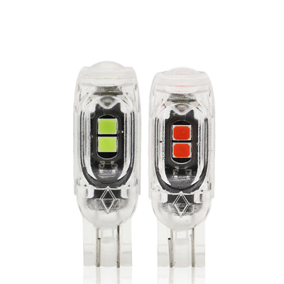 ไฟ LED 360 องศา หลอดไฟ ไฟใบทะเบียนรถยนต์ ไฟ T10 2835 3030 5smd ไฮไลท์ LED 5W5 หลอดขนาดเล็กที่ไม่ขั้ว