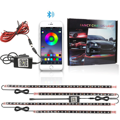 ไฟภายในรถยนต์ LED ไฟระยะไกลหลายสี ABS 12V