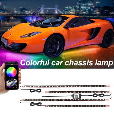 ไฟภายในรถยนต์ LED ไฟระยะไกลหลายสี ABS 12V