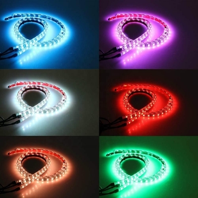 ไฟภายในรถยนต์ LED ไฟระยะไกลหลายสี ABS 12V
