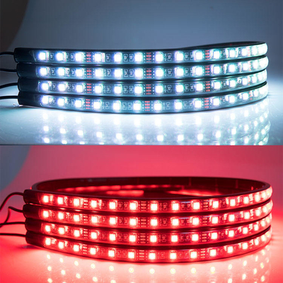 ไฟภายในรถยนต์ LED ไฟระยะไกลหลายสี ABS 12V