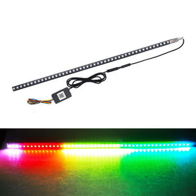 สากล ABS รถไฟภายใน LED กันน้ํา 56CM รถไฟฟ้า แฟลช สตรอบ แสง Knight Rider แสงสแกน