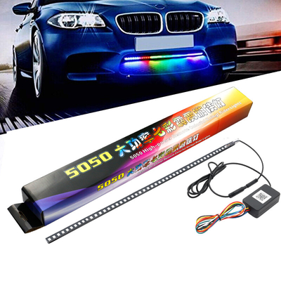 สากล ABS รถไฟภายใน LED กันน้ํา 56CM รถไฟฟ้า แฟลช สตรอบ แสง Knight Rider แสงสแกน