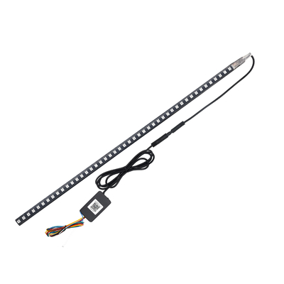 สากล ABS รถไฟภายใน LED กันน้ํา 56CM รถไฟฟ้า แฟลช สตรอบ แสง Knight Rider แสงสแกน