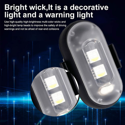 RGB สี LED แสงบรรยากาศภายในรถยนต์ Micro USB IP67 เครื่องควบคุมไกลไร้สาย