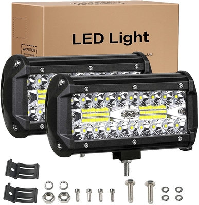 240W 24000lm หมอก Led Light Bar 7 นิ้ว Led Driving Lights ปิดถนน Waterproof