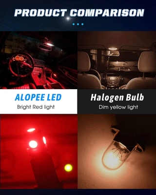 194 หลอดไฟ LED สำหรับรถยนต์ 6500K Wedge T10 SMD 5050 Chips