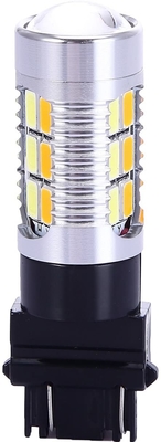 3157 3057 3357 4157 ไฟเลี้ยวเบรก LED Amber Switchback 22 SMD พร้อม Projector