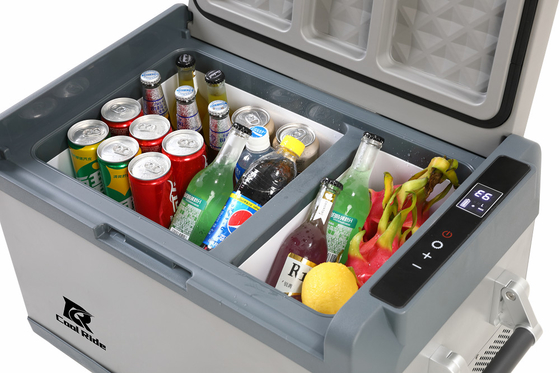 12 โวลต์ 36 Quart 36L คอมเพรสเซอร์ตู้แช่แข็งแบบพกพาพร้อม AC 110/240V