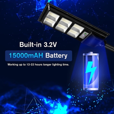 ไฟถนนพลังงานแสงอาทิตย์ 120 วัตต์สำหรับกลางแจ้ง 5000K Daylight White Flood Endurance IP65 Waterproof